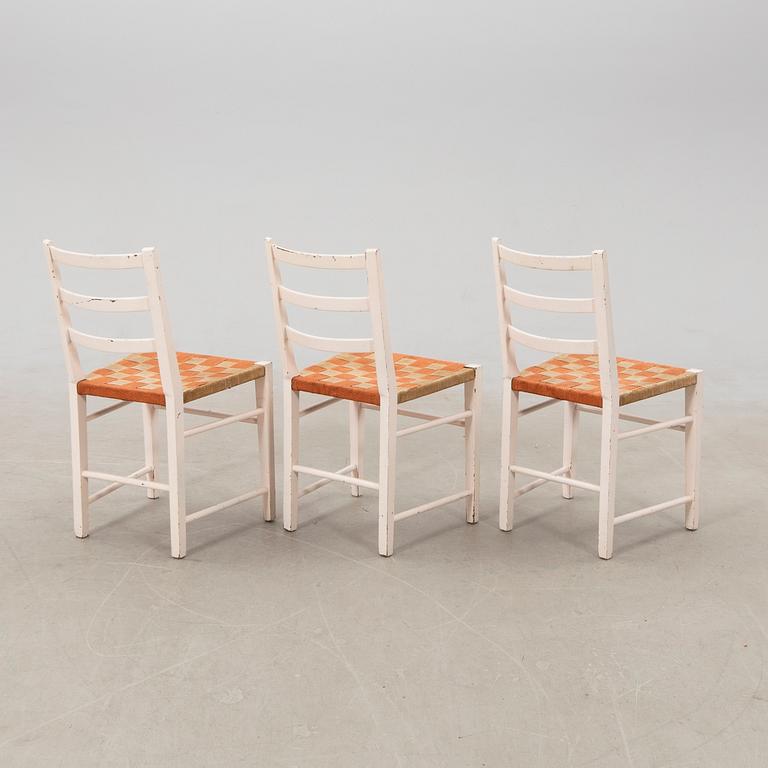 Chairs, 7 pieces, Gemla Diö, mid-20th century.