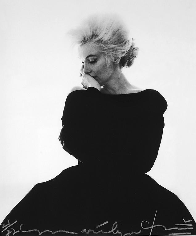 Bert Stern, "Marilyn Monroe in Dior (Vogue)", 1962.