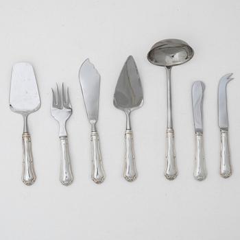 Bestickservis, 81 delar, silver 830, modell Chippendale, KPL, 1994.