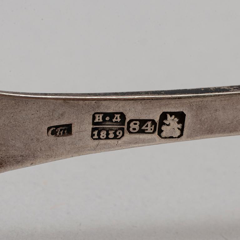 NIKOLAY DUBROVIN, large silver spoon, Moscow, Russia 1839.