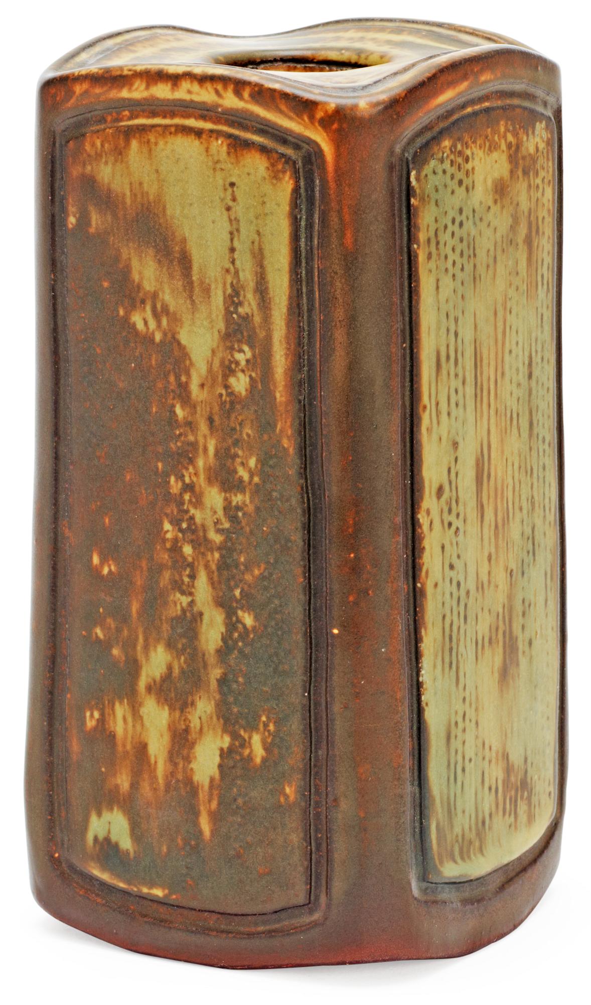 A Wilhelm Kåge 'Farsta' stoneware vase, Gustavsberg studio 1959.