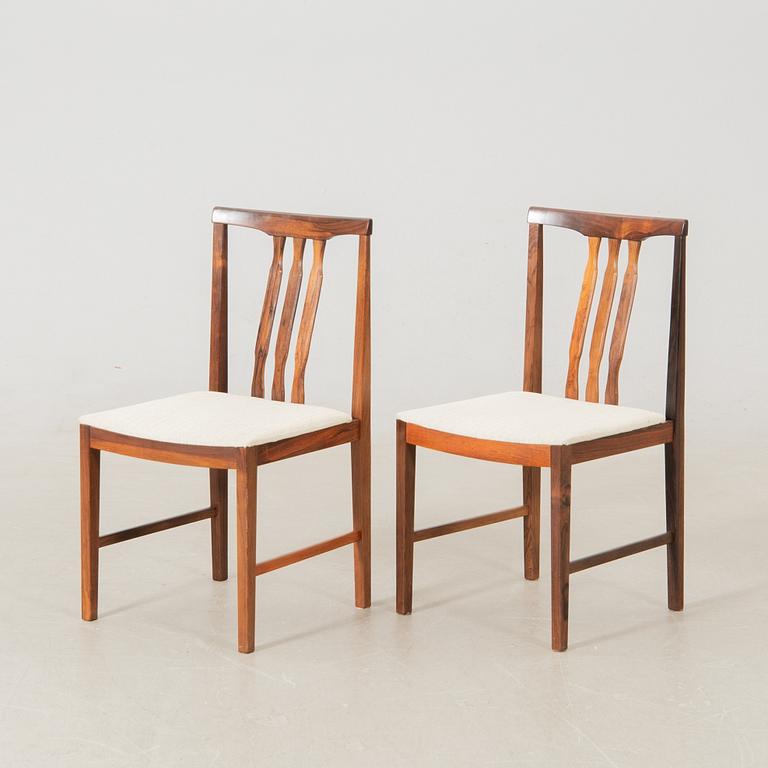 Nils Jonsson, dining table Troeds and 6 chairs, 1960s/70s.