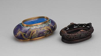 SKÅL, cloisonné, Kina, tidigt 1900-tal.