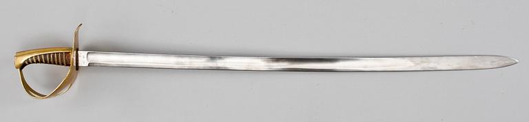 SABEL, Sverige, m/1854 för kavalleriet.