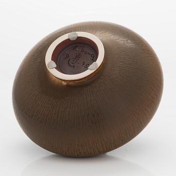 Berndt Friberg,  vase, signed. Gustavsberg Studio, Sweden, 1975.