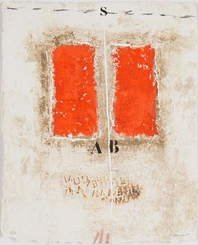 JAMES COIGNARD, Mapp med 8 st carborundum, "Regards sur l'oeuvre gravé", signerade och numerade 3/60.