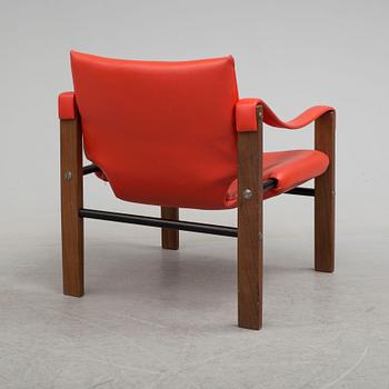 MAURICE BURKE, a 'Safari' teak easy cahir from Arkana, Falkisrk, Scotland.