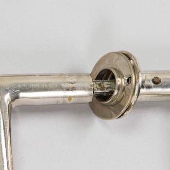 Alvar Aalto, seven paris of mid-20th century doorhandles manufactured by Kellokosken Tehdas, Finland.