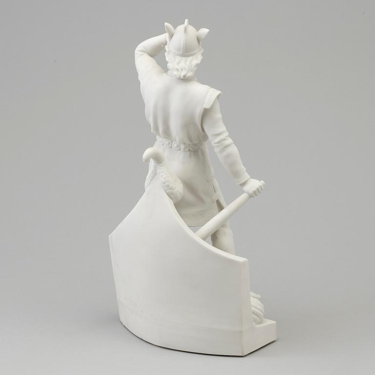 A Gustafsberg bisquit figure of a 'Wiking', 1920's.