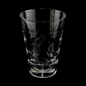 VAS, glas, omkring 1900-talets mitt/andra hälft.