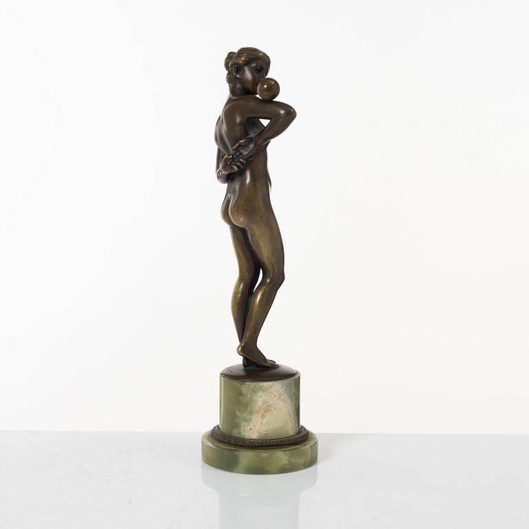 Alexander Sándor Járay (1870-1943), after. Woman with a ball.