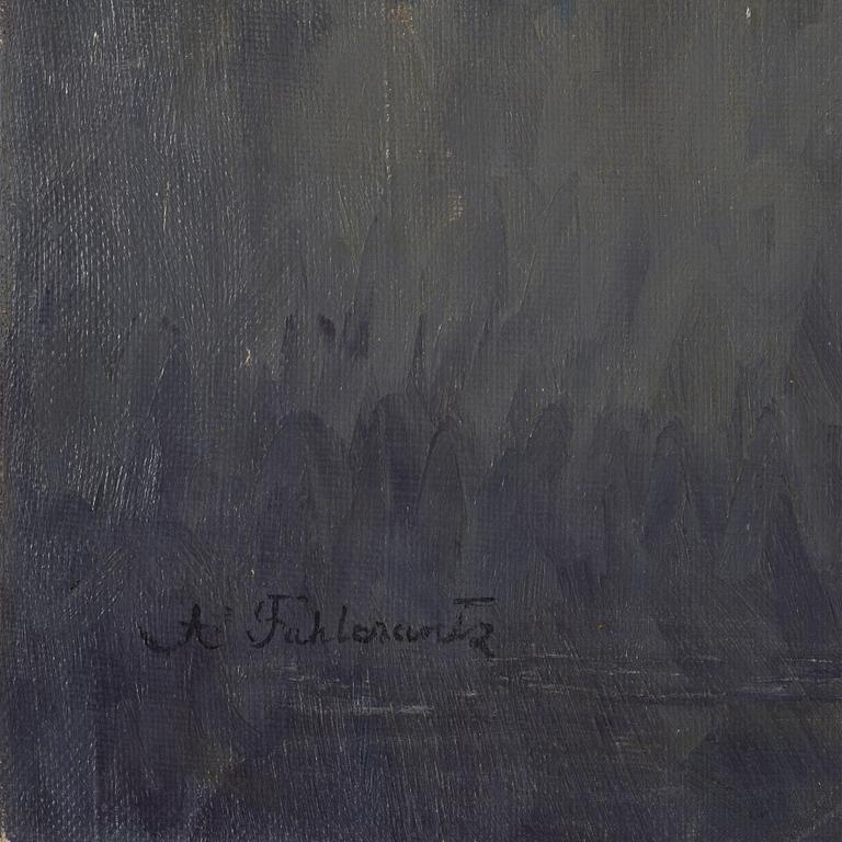 Axel Fahlcrantz, "Stillhet".