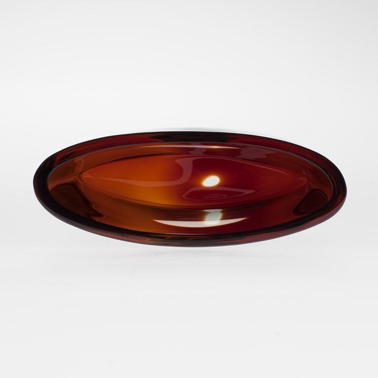 VAS, glas, signerad Tapio Wirkkala 3304, Iittala 1900-talets senare hälft.