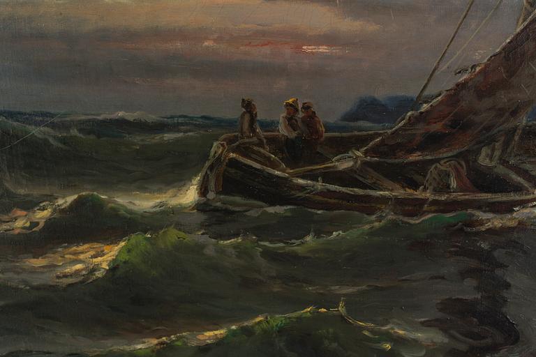 ADOLF NORDLING, oil on canvas, signed and dated -74.