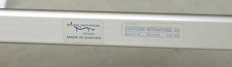 FÅTÖLJER, ett par, Bruno Mathsson, Mathsson International AB, 1970-tal.