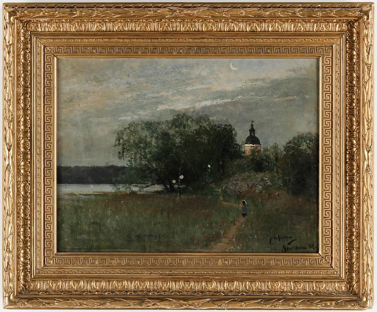 JOHAN KINDBORG, olja på duk, signerad och daterad 81.