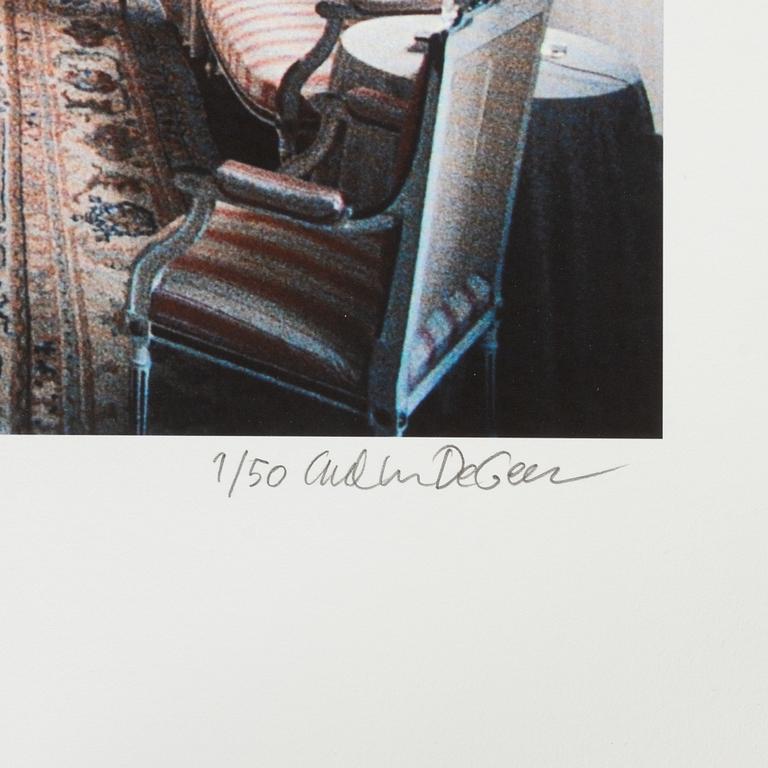 Carl Johan De Geer, pigmentprint, signerad 1/50.