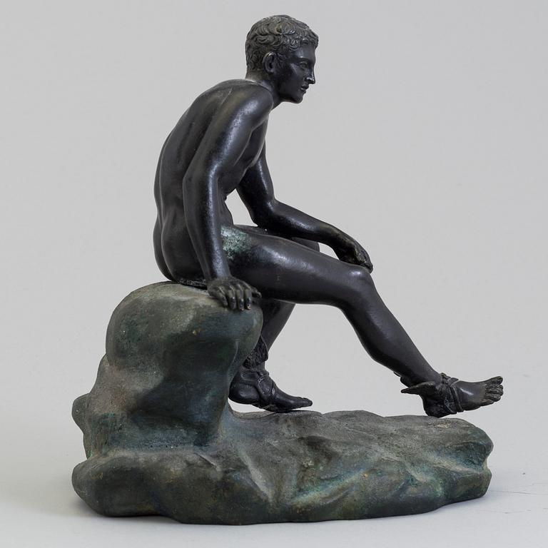 A 19th century bronze sculpture.