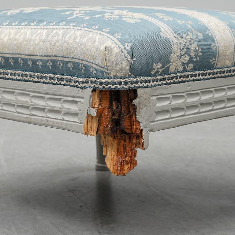 Two 18th Century Gustavians foot stools.