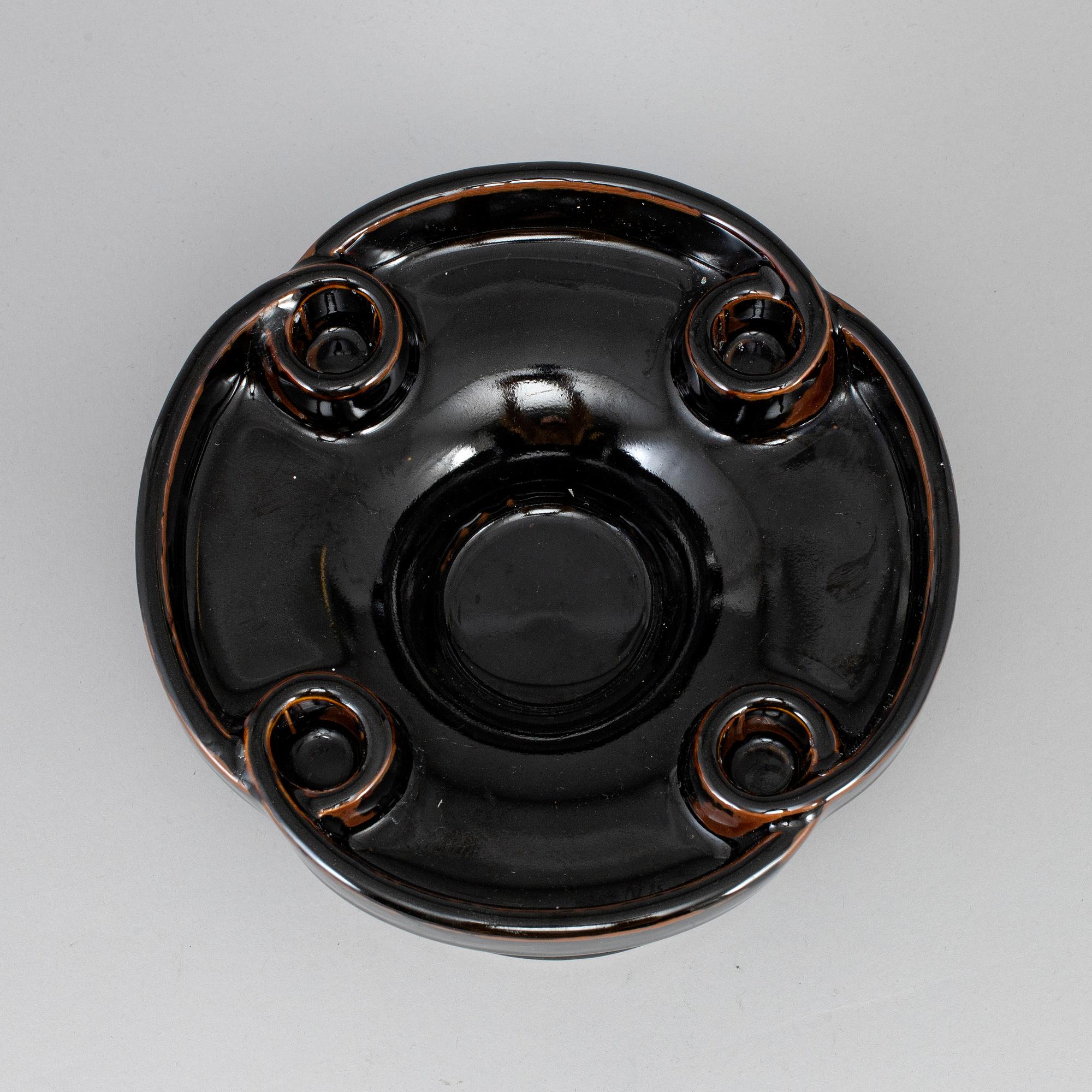 BRITT-LOUISE SUNDELL, BRITT-LOUISE SUNDELL, a stoneware candlestick, Gustavsberg studio.