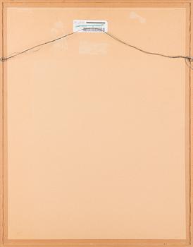 SALVADOR DALÍ, etsaus, väritetty sapluunalla ja kultakimalteella, signeerattu, L/L.