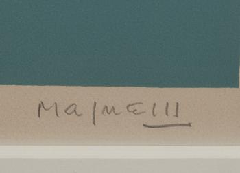ALBERTO MAGNELLI, färglitografi, signerad och numrerad 48/100.