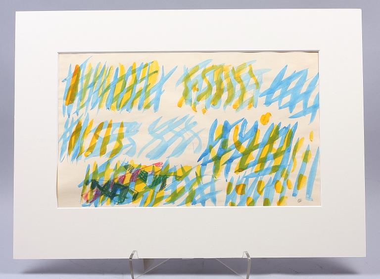 RODHE, LENNART. Blandteknik, monogramsign.