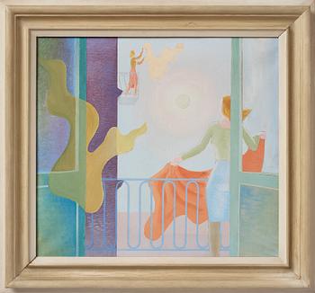 Waldemar Lorentzon, På balkongen.