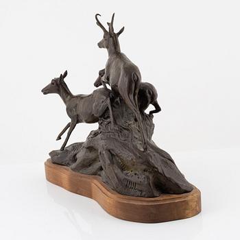 Kent Ullberg, 'Pronghorn pyramid'.