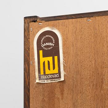Poul Hundevad, Bokhylla med skänk, Hundevad & Co, Danmark, 1960/70-tal.
