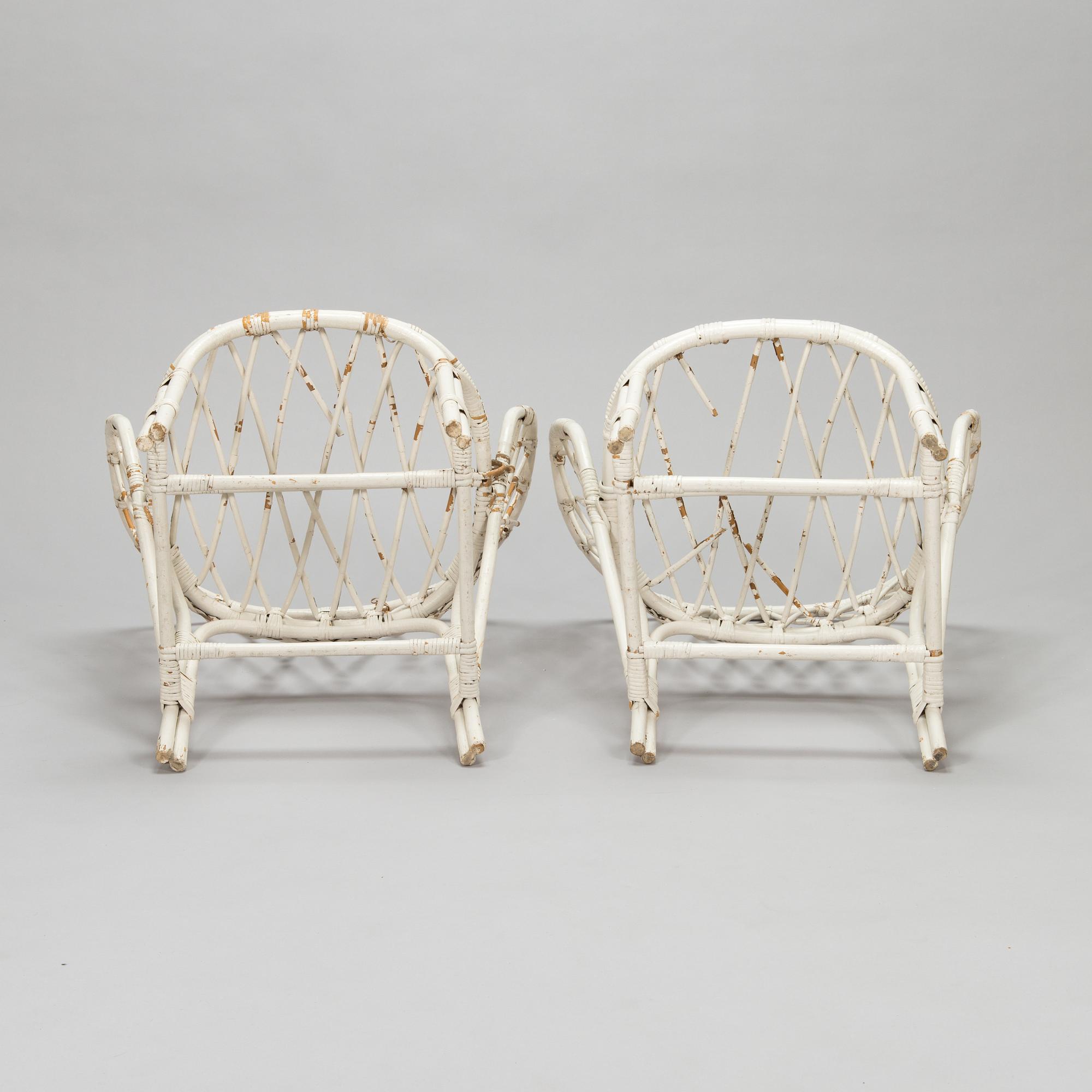 Maija Heikinheimo, Korgstolar, ett par, modell 370 1900-talets mitt eller 2000-tal.