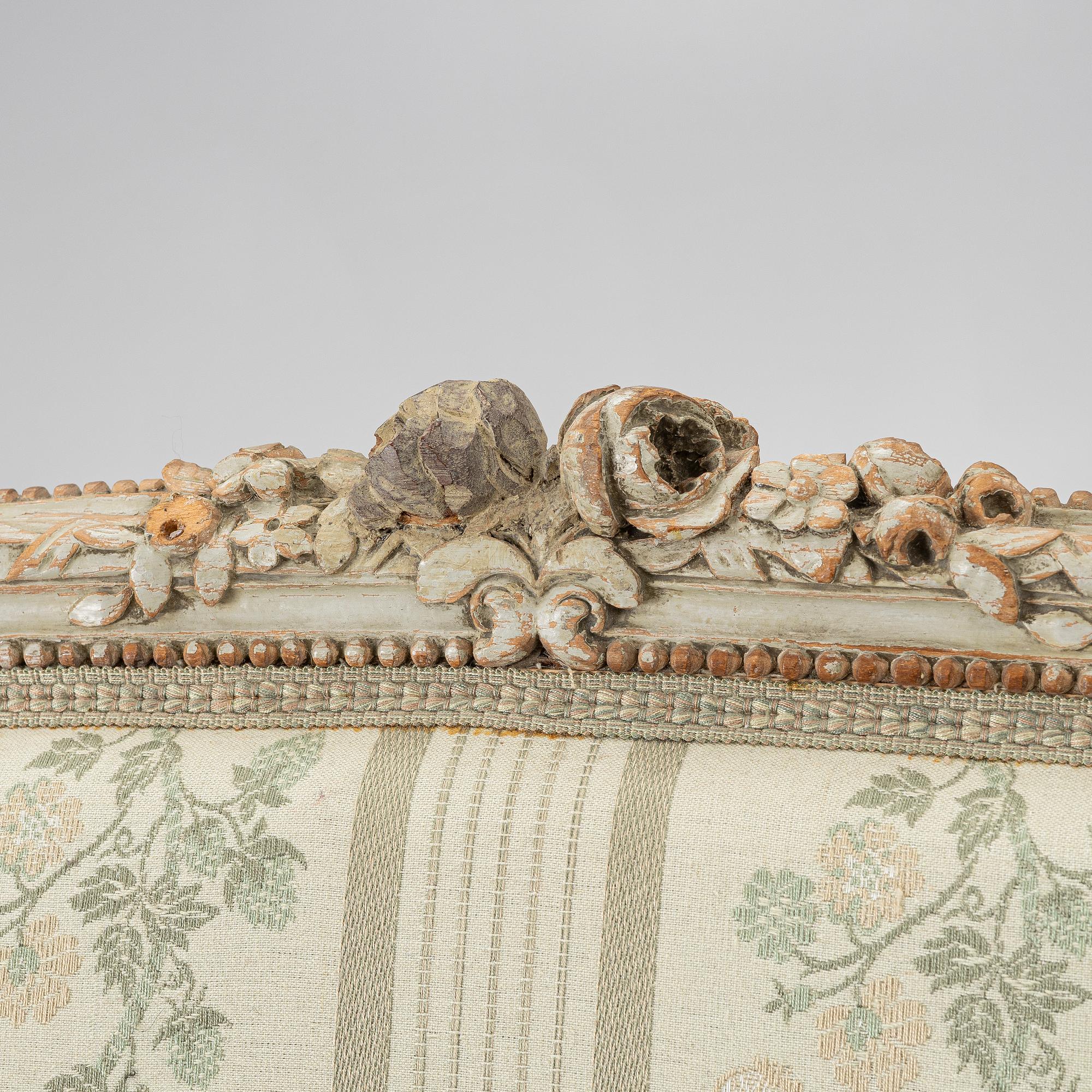 Soffa, Louis XVI-stil, 1800-tal.