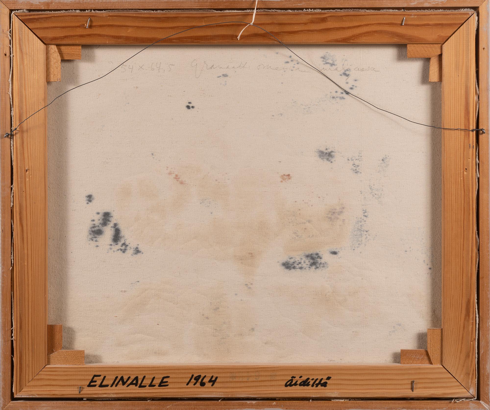 ANITA SNELLMAN, oil on canvas, signed and dated -64.