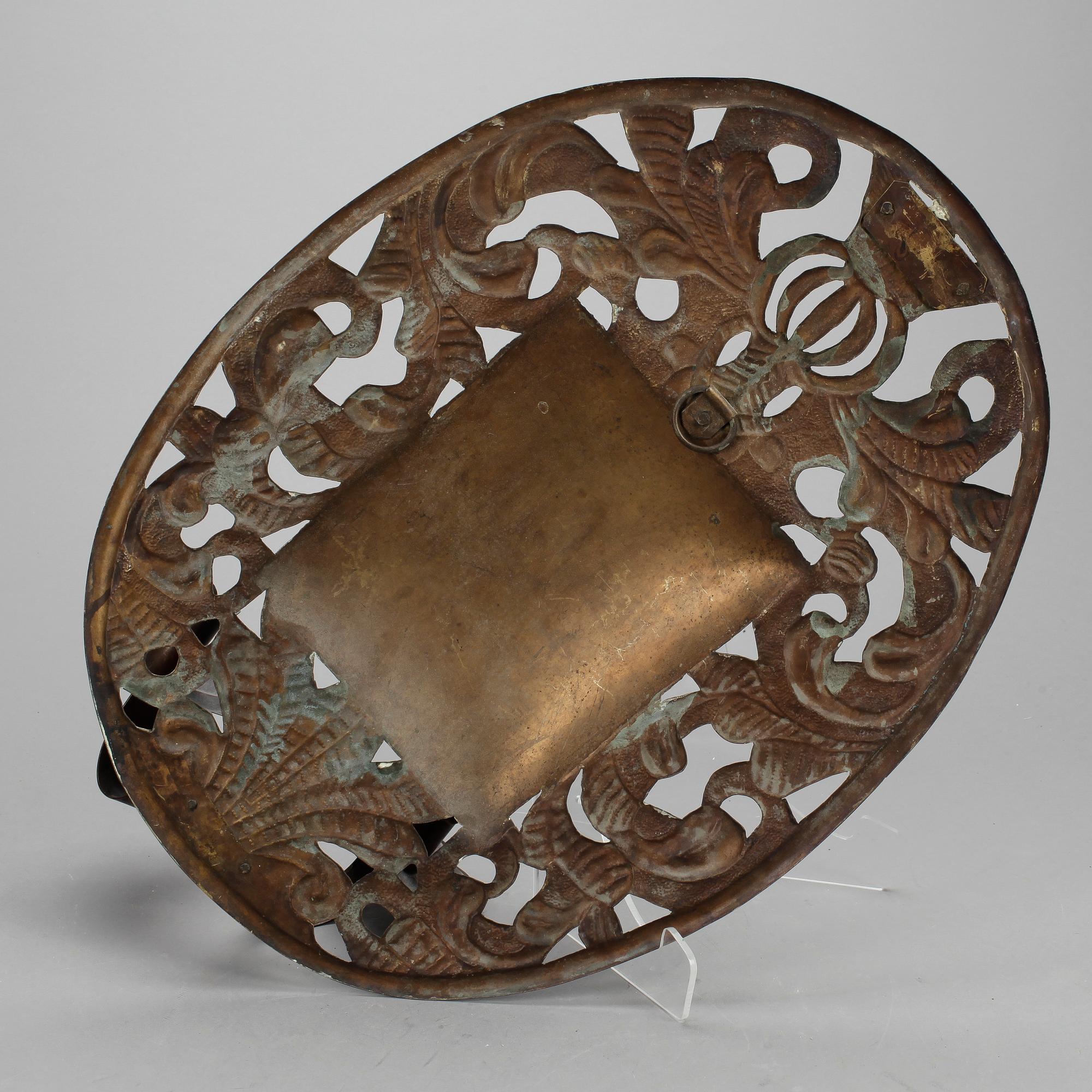 LJUSPLÅT, barockstil, sent 1800-tal.