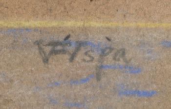 SIGURD WETTENHOVI-ASPA, pastelli, signeerattu.