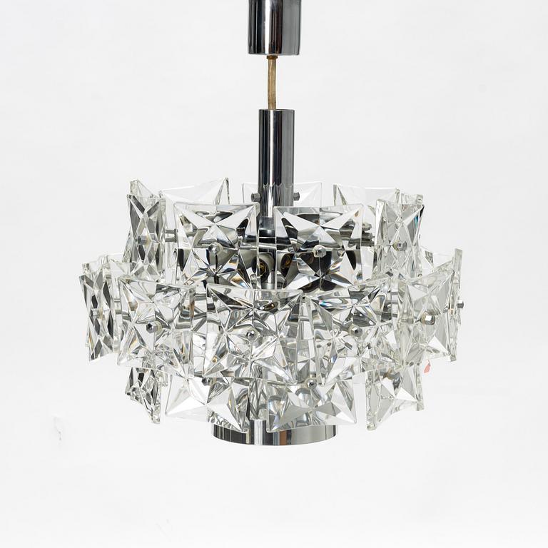 A ceiling lamp, Kinkeldey Leuchted GmbH & Co, Bad Pyrmont, Germany, presumably 1960's.