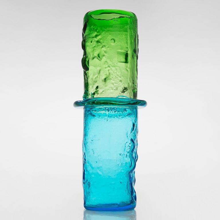 Oiva Toikka, vas, "Bambu", signerad Oiva Toikka Nuutajärvi Notsjö.