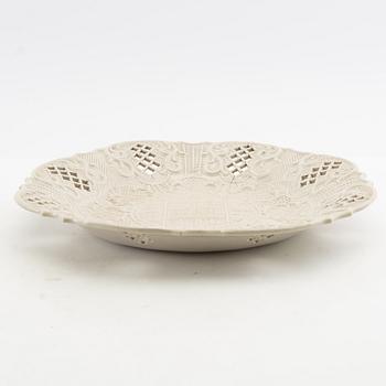 Fat Staffordshire England second half of the 18th century salt-glazed stoneware.