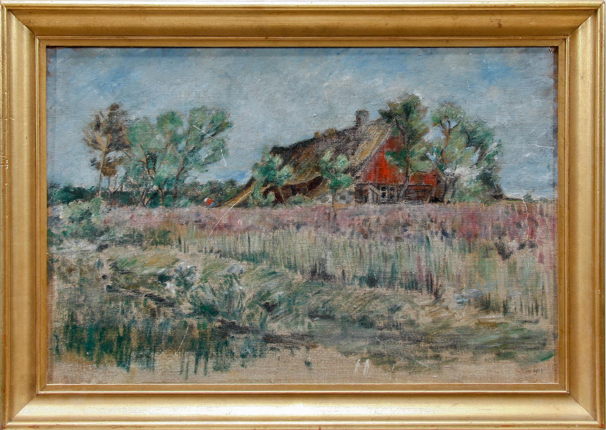 WILHELM VON GEGERFELT, olja på uppklistrad duk. Sign.