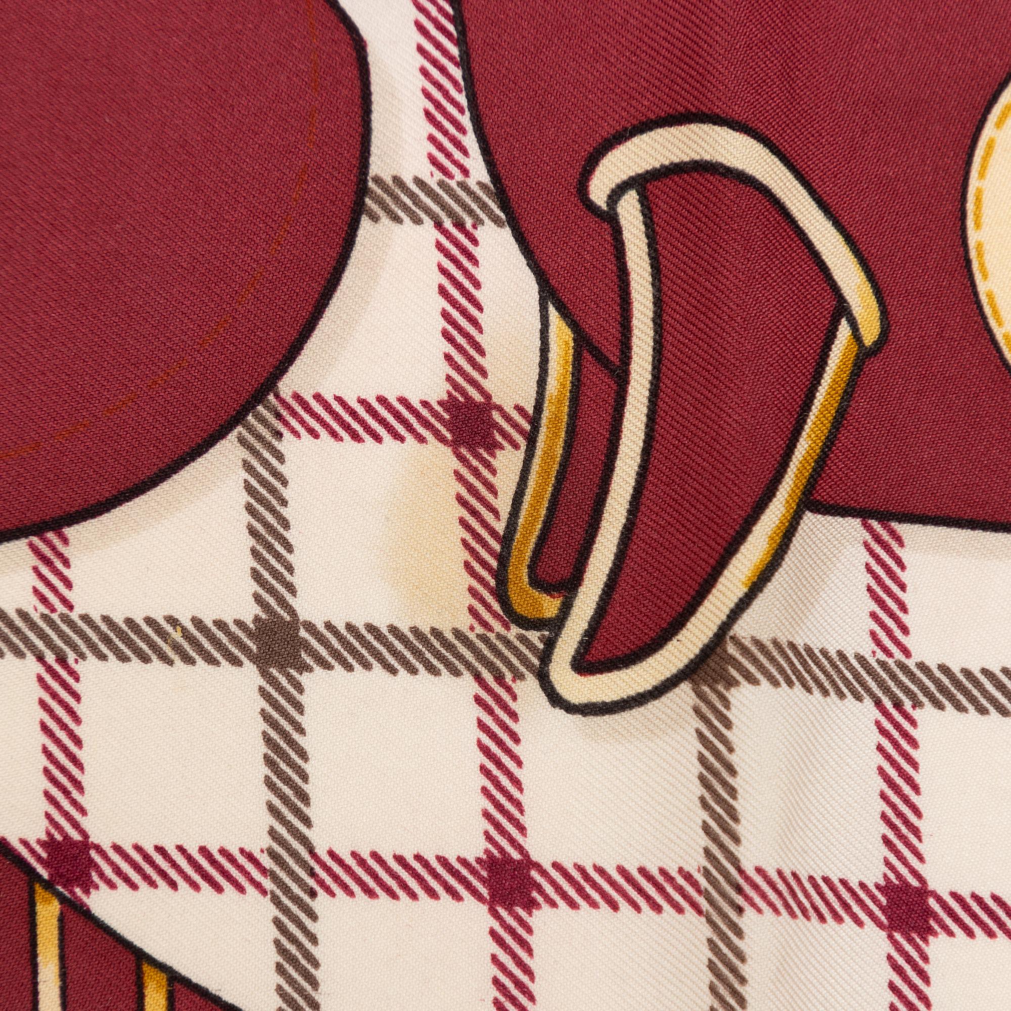 Hermès, scarf, "Camails".