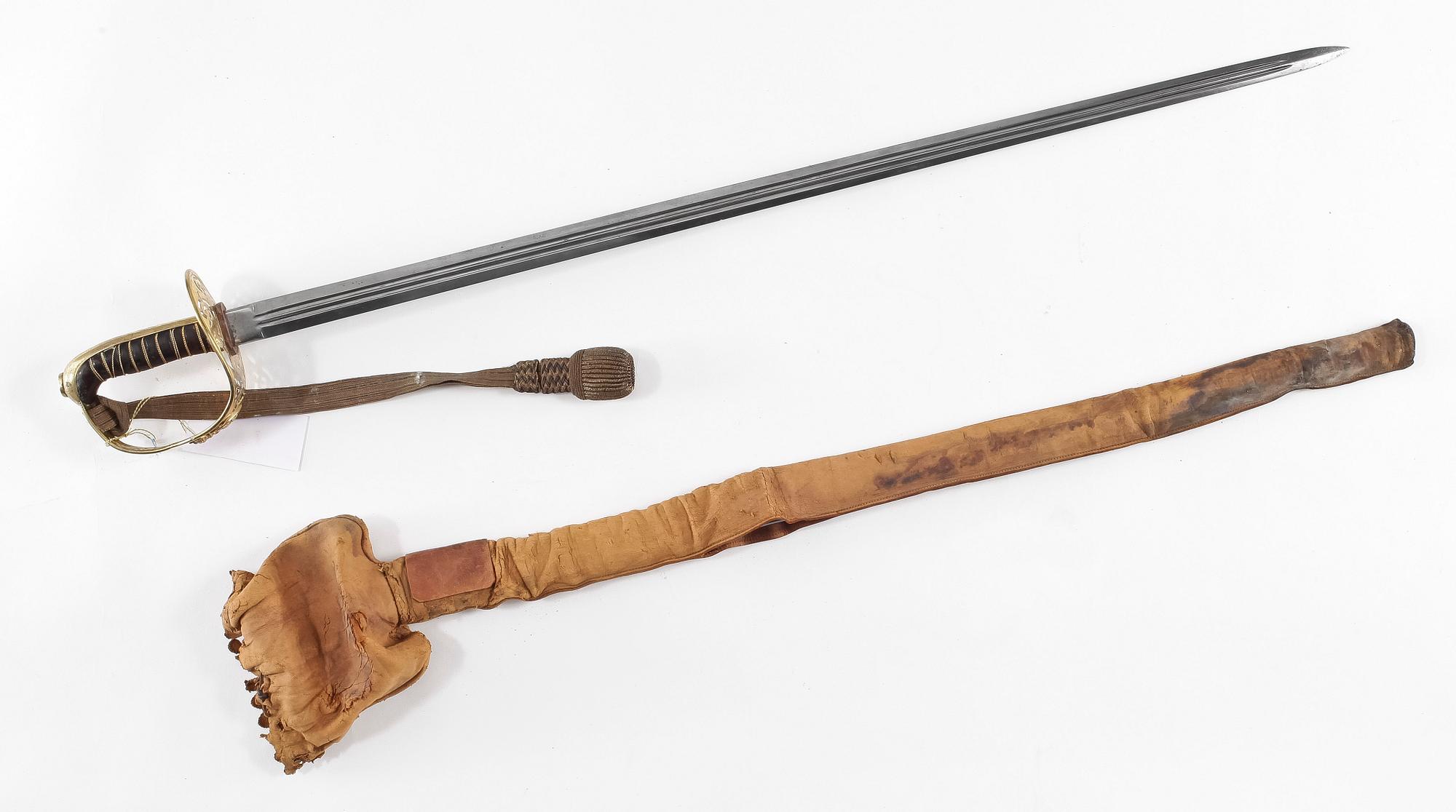 OFFICERSSABEL, (pallasch) för kavalleriet. Modell 1893.