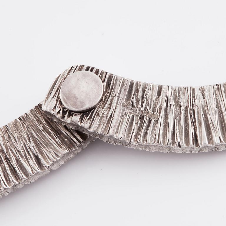 Rey Urban, a sterling silver bracelet, Stockholm 1977.