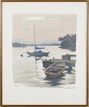 Roland Svensson · ROLAND SVENSSON, färglitografi, signerad, numrerad 45/360.