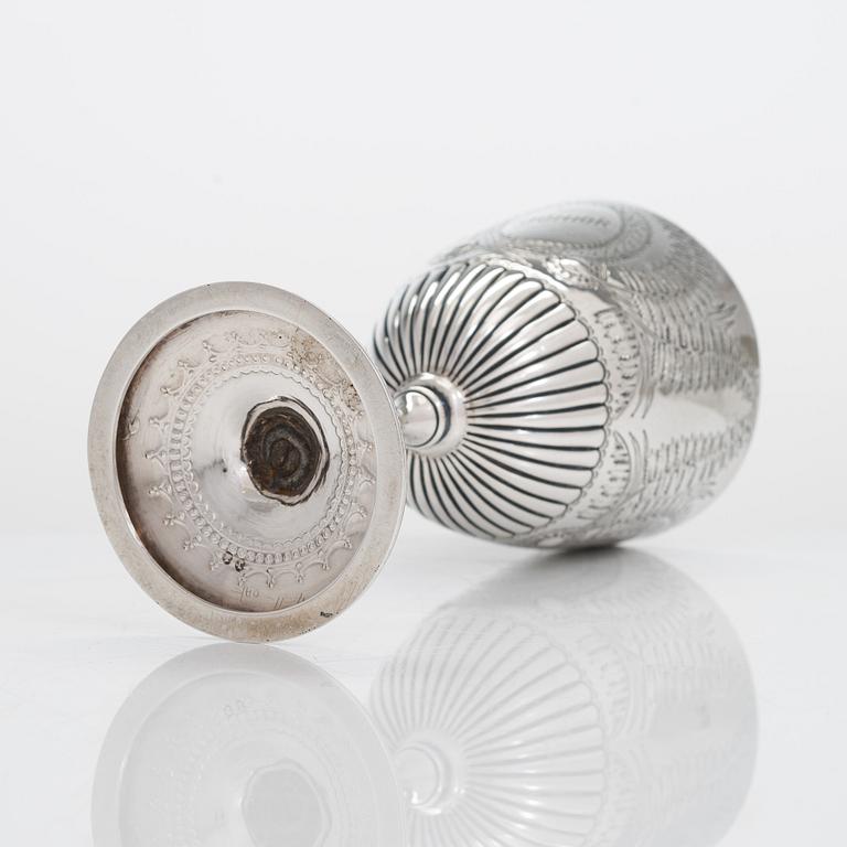 Horace Woodward & Co, bägare, sterlingsilver, Birmingham, England 1877.