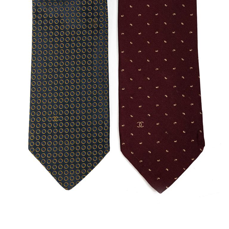 Chanel, Ties, 2 pcs.