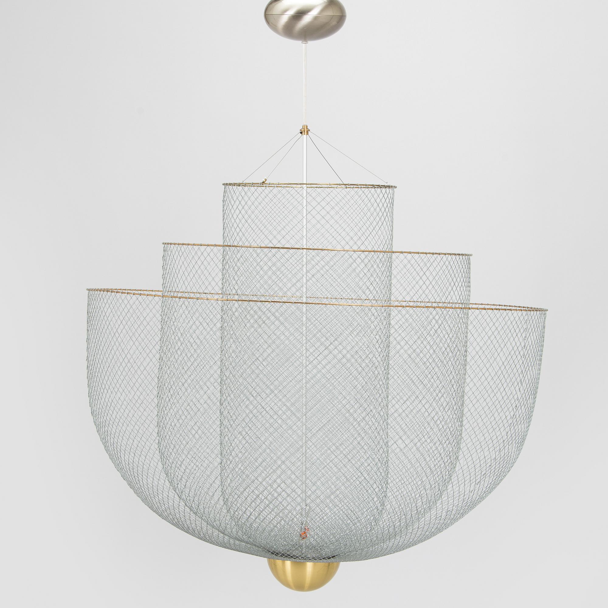Rick Tegelaar, kattovalaisin "Meshmatics Chandelier", Moooi.
