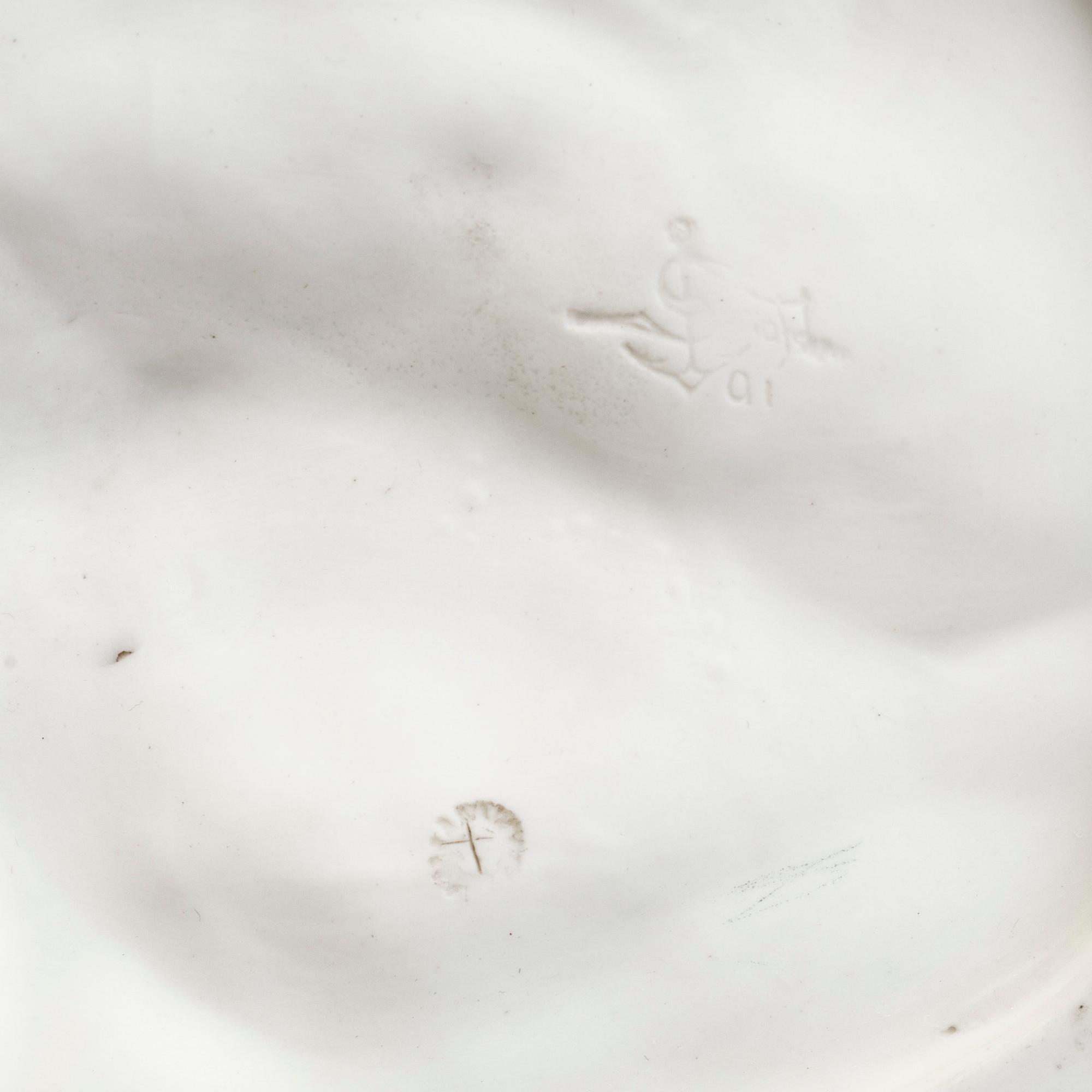 FOUR PARIAN FIGURES, Gustafsberg, ca 1900.