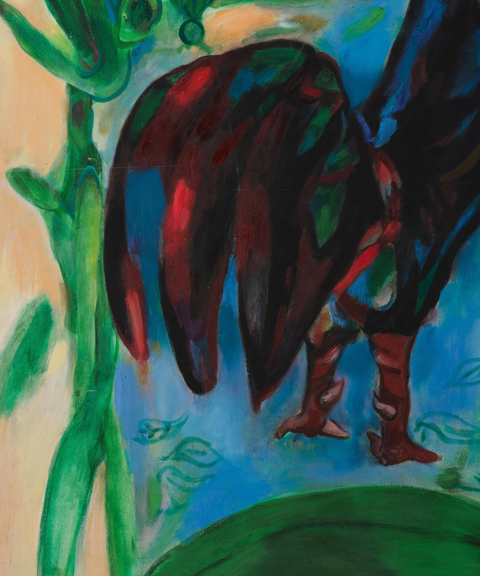 Mariano Rodriguez, Woman and rooster.