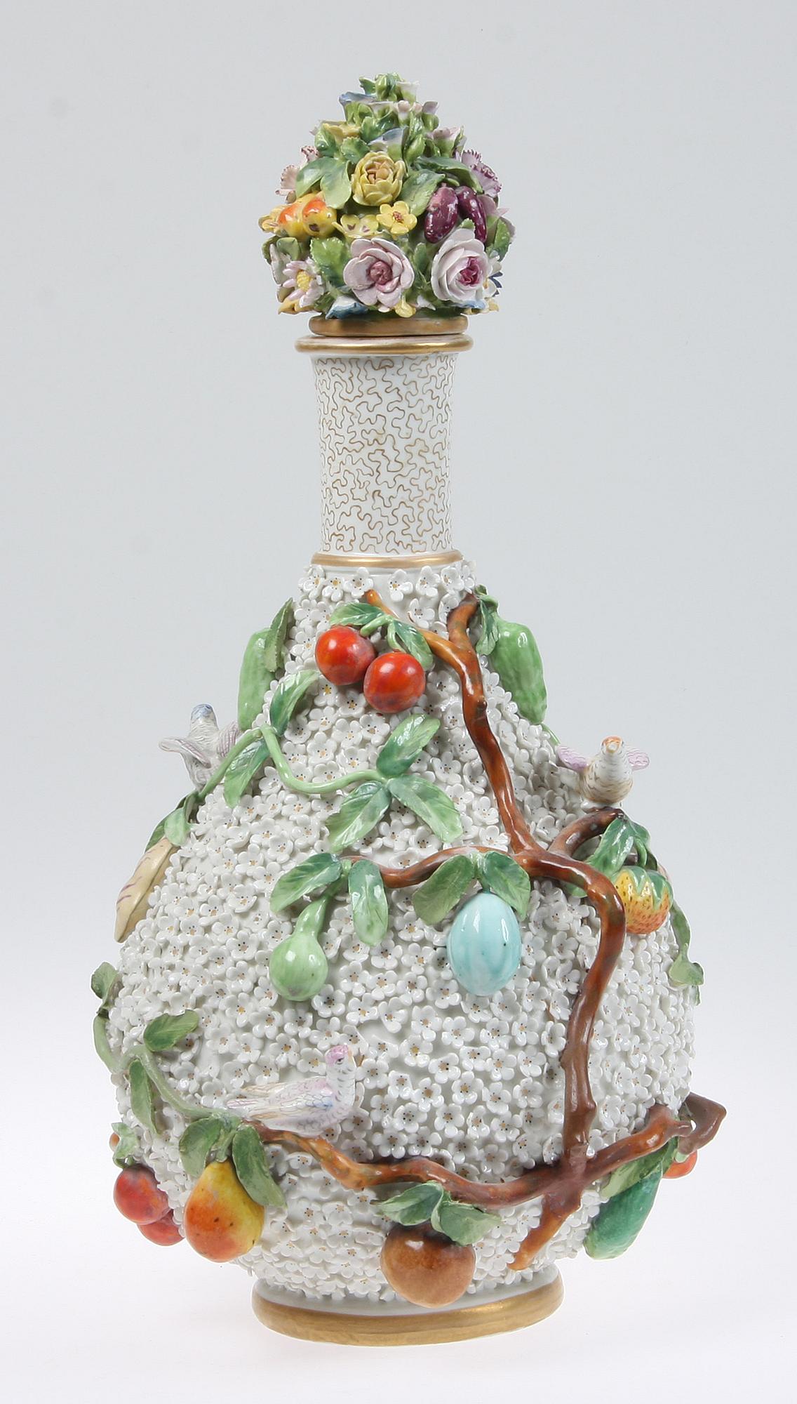 LOCKURNA, porslin, Meissen, 1900-talets början.