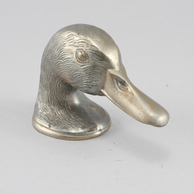 FLASKÖPPNARE, metall, "Ducky", Paris, 1900-talets andra hälft.